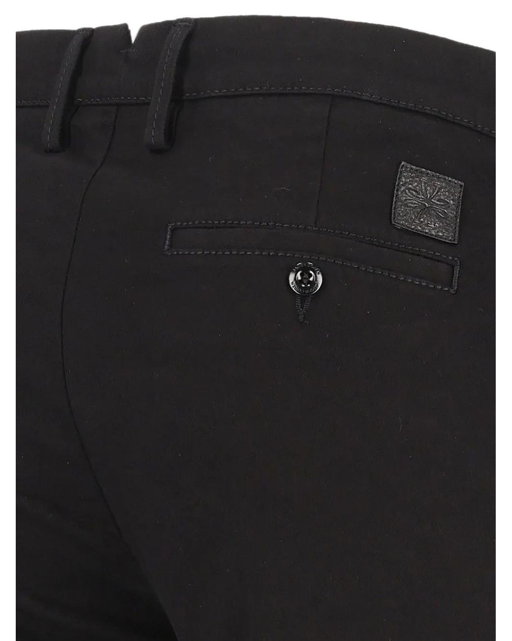 Jacob Cohen Black Bobby Slim-Fit Trousers for men