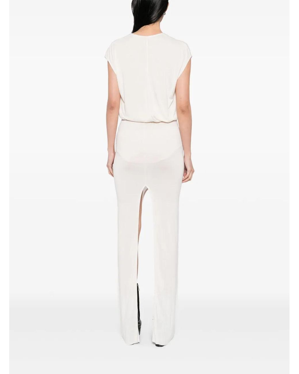 Rick Owens White Dylan Gown