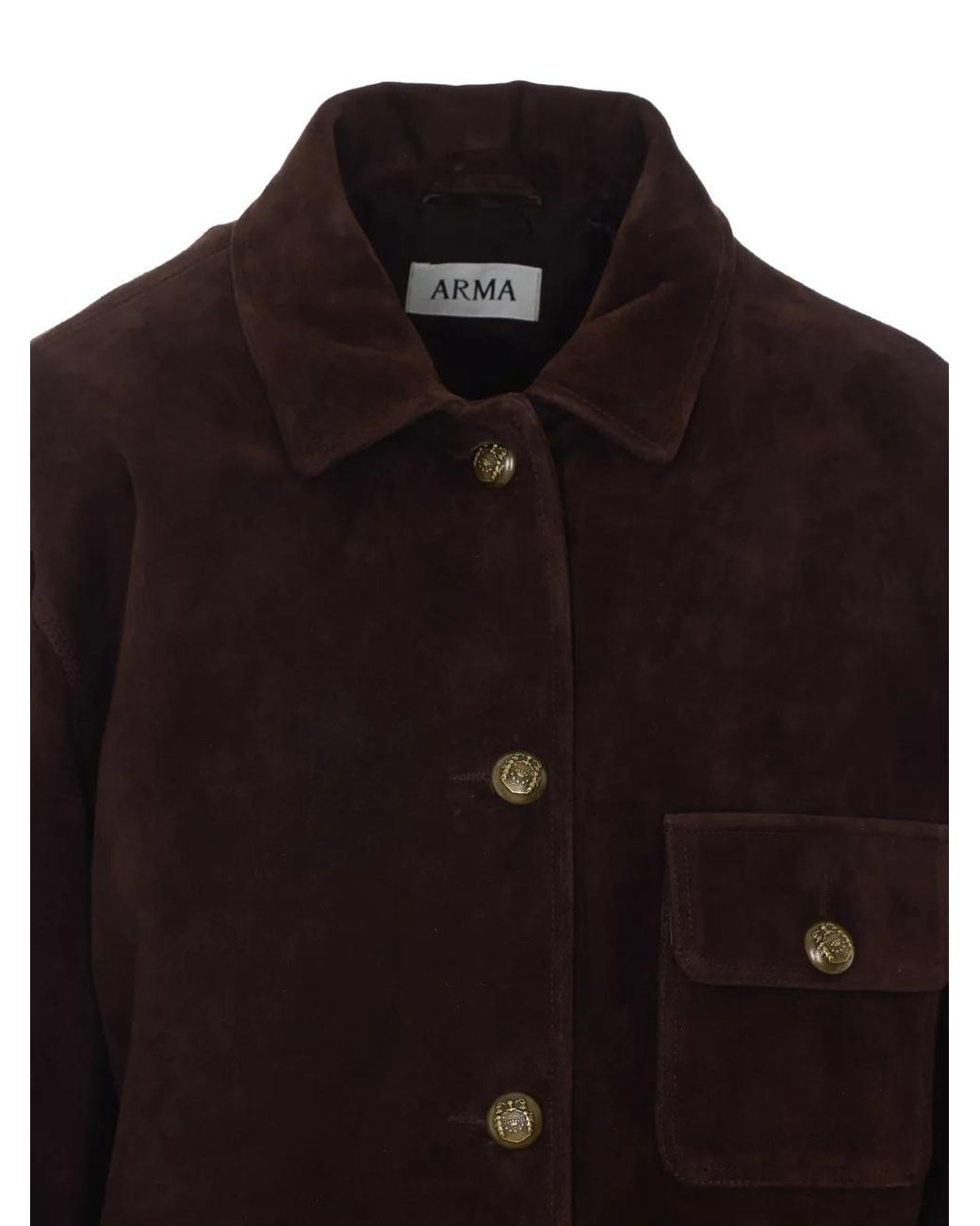 Arma Brown Rosia Suede Jacket