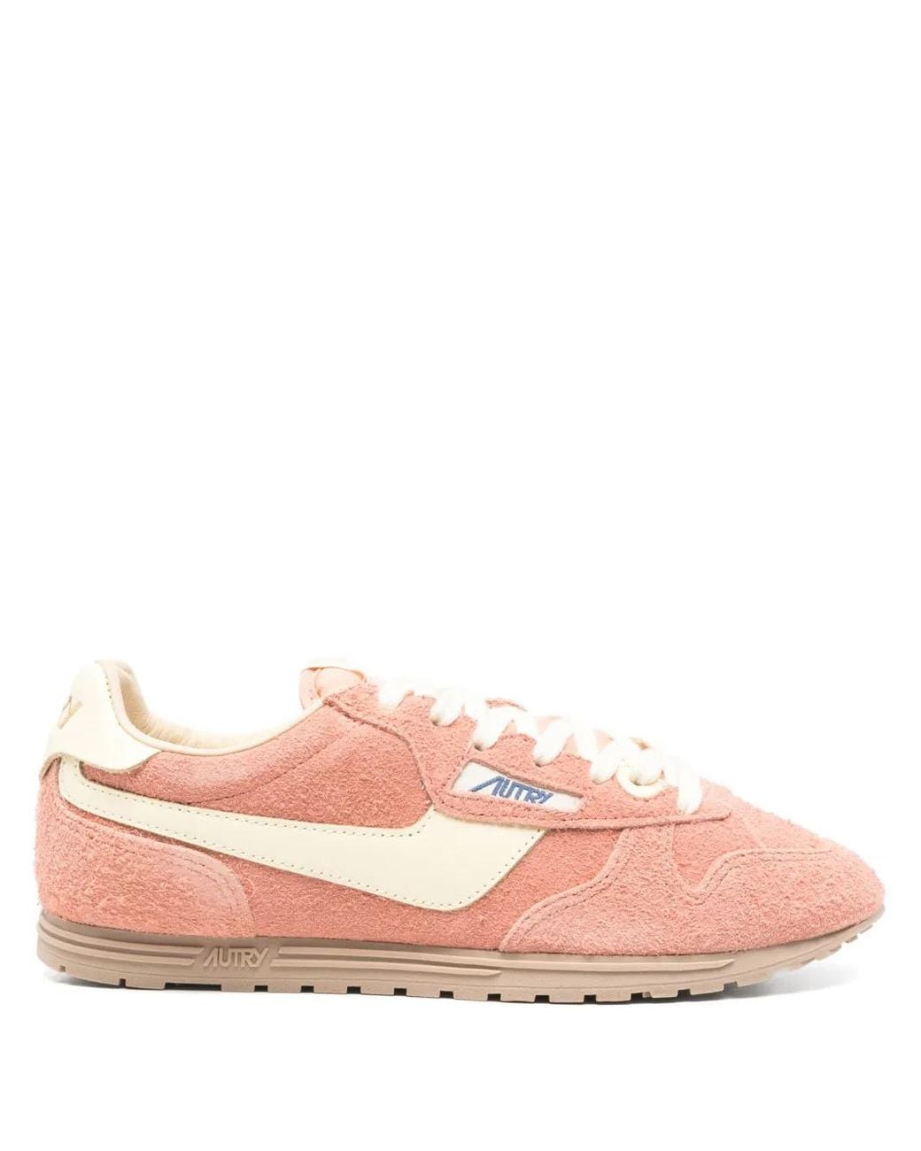 Autry Pink Reelwind Niedrige Rosa Sneakers