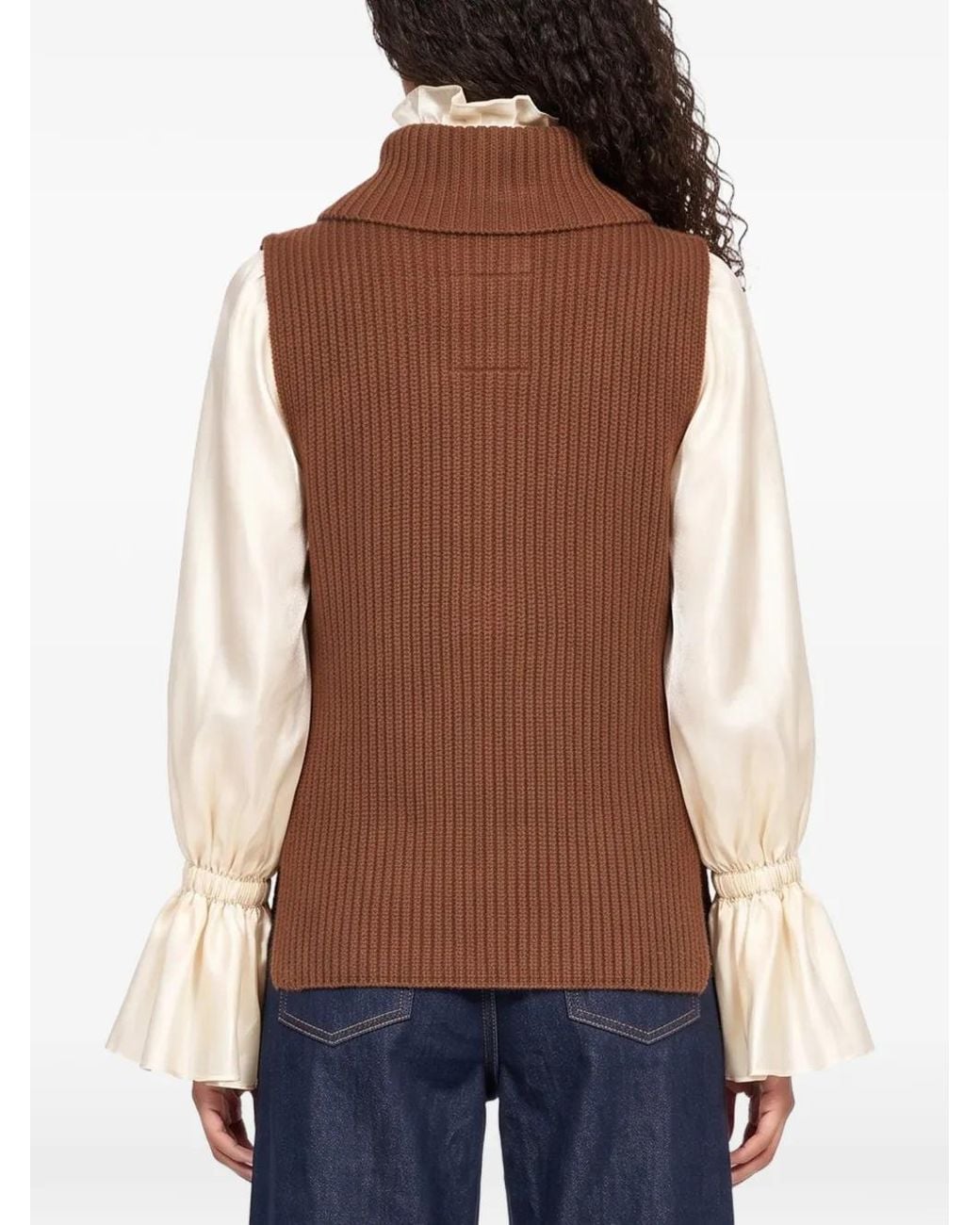 Jersey De Canalé Uma Wang de color Brown