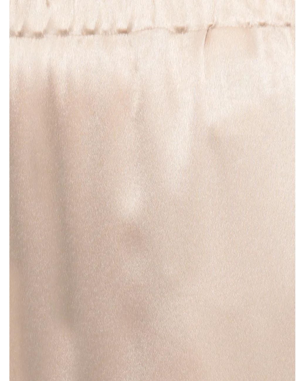 Antonelli White Elasticated-Waistband Palazzo Pants