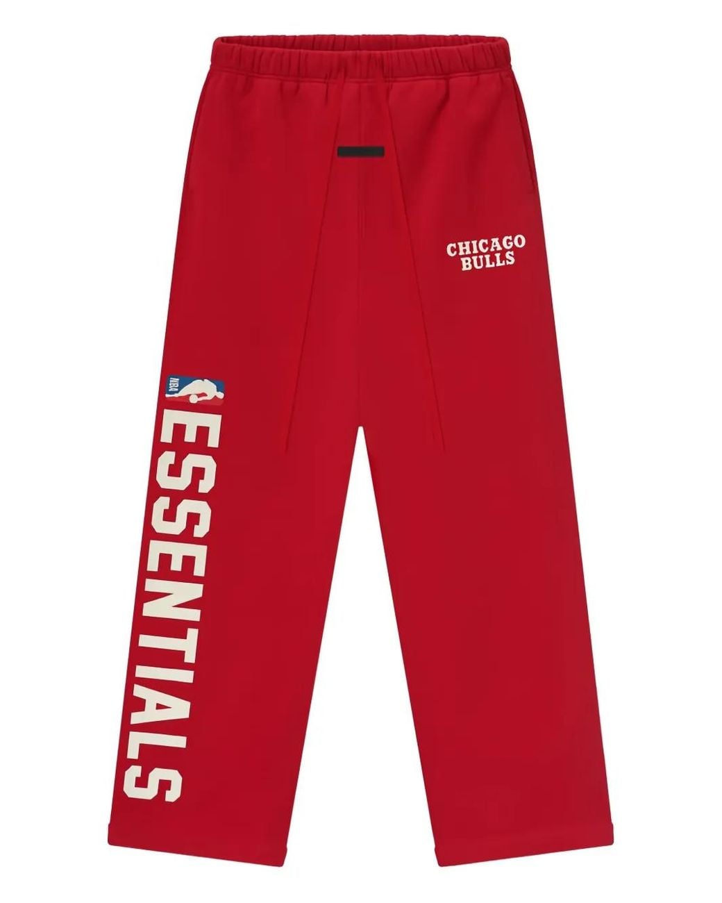 Fear Of God Red Drawstring Print Trousers for men