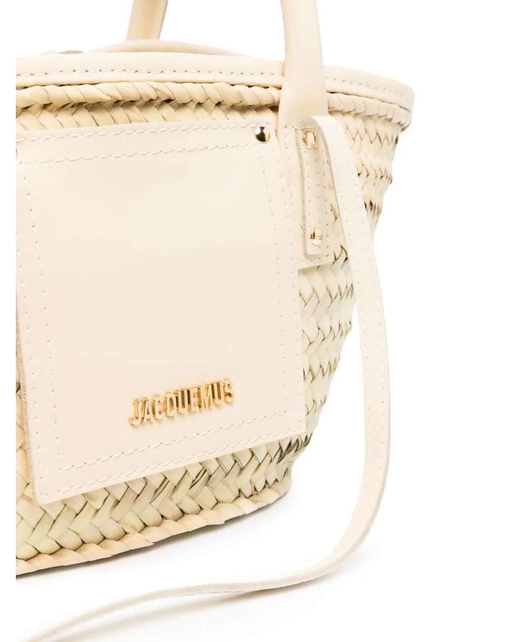 Jacquemus Natural Le Petit Paniner Soli Tote Bag