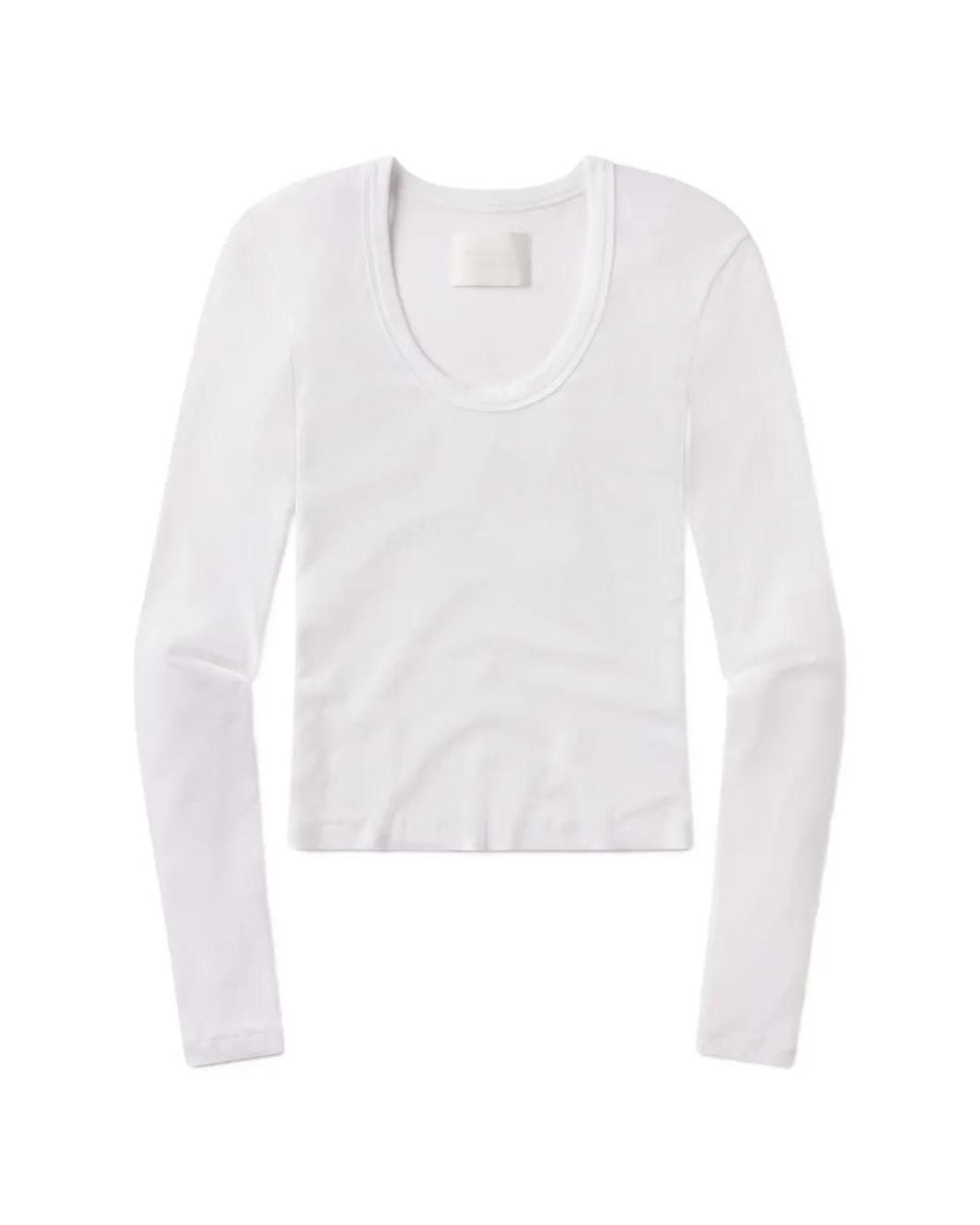 Citizens of Humanity White Mara Ribbed T-Shirt