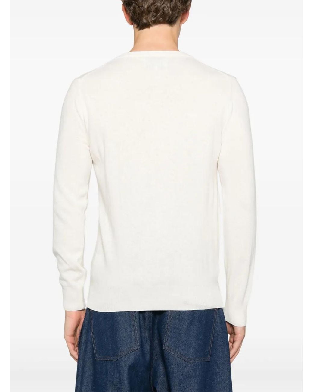 Mc2 Saint Barth White Heron Sweater for men