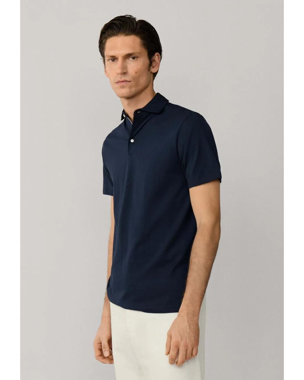 Polo En Coton Hackett pour homme en coloris Blue