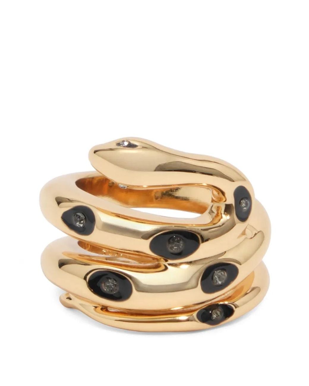 Bimba Y Lola Metallic Snake Spiral Ring
