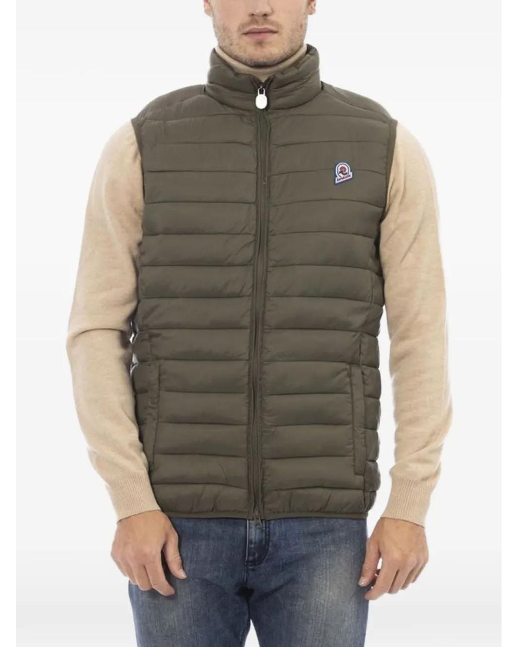 INVICTA WATCH Gray Quilted Sleeveless Jacket for men