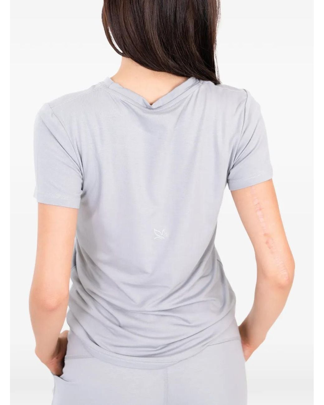 On/Off Essentials Gray The Everyday Logo-Print T-Shirt