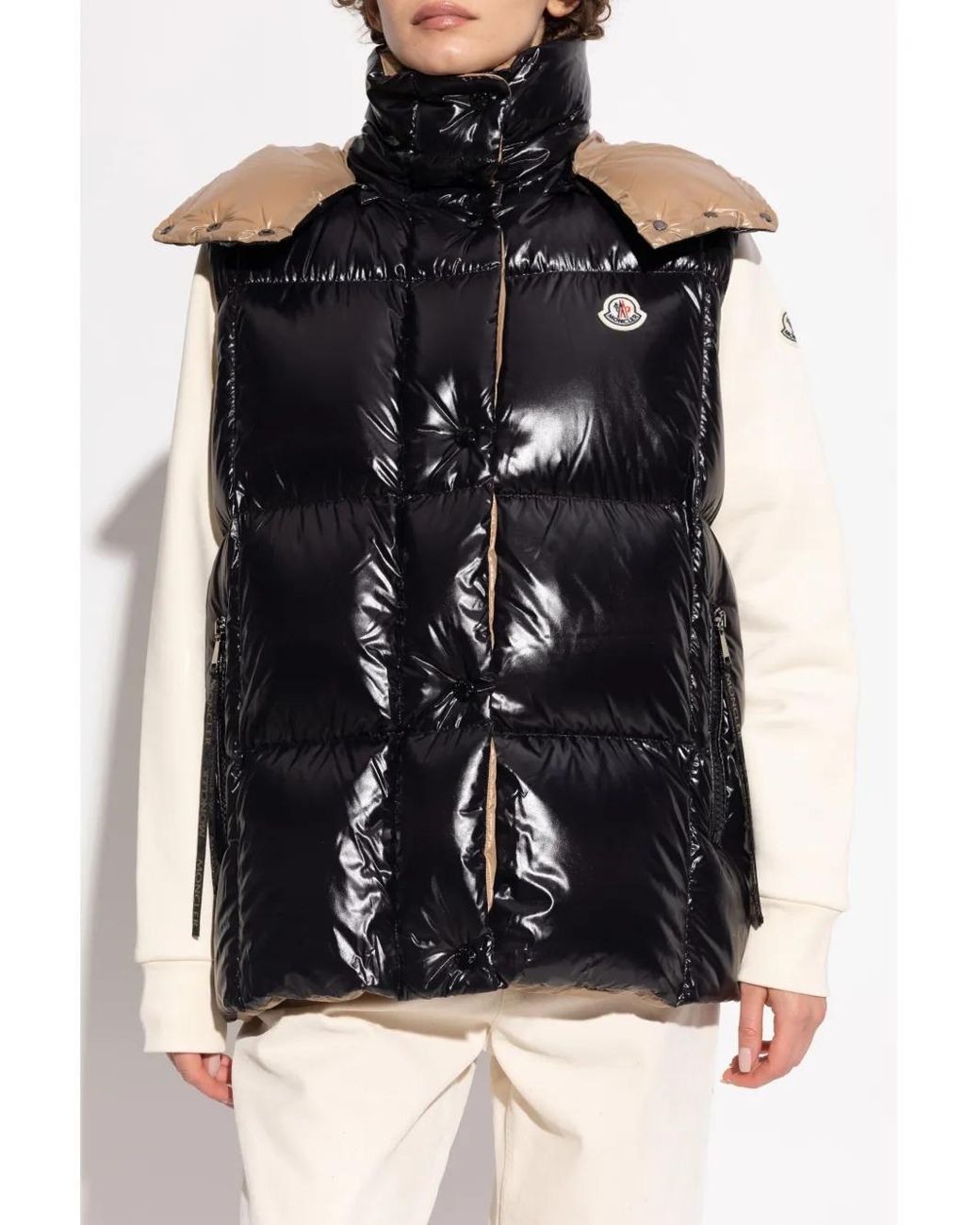 Moncler Luzule Vest in Black | Lyst