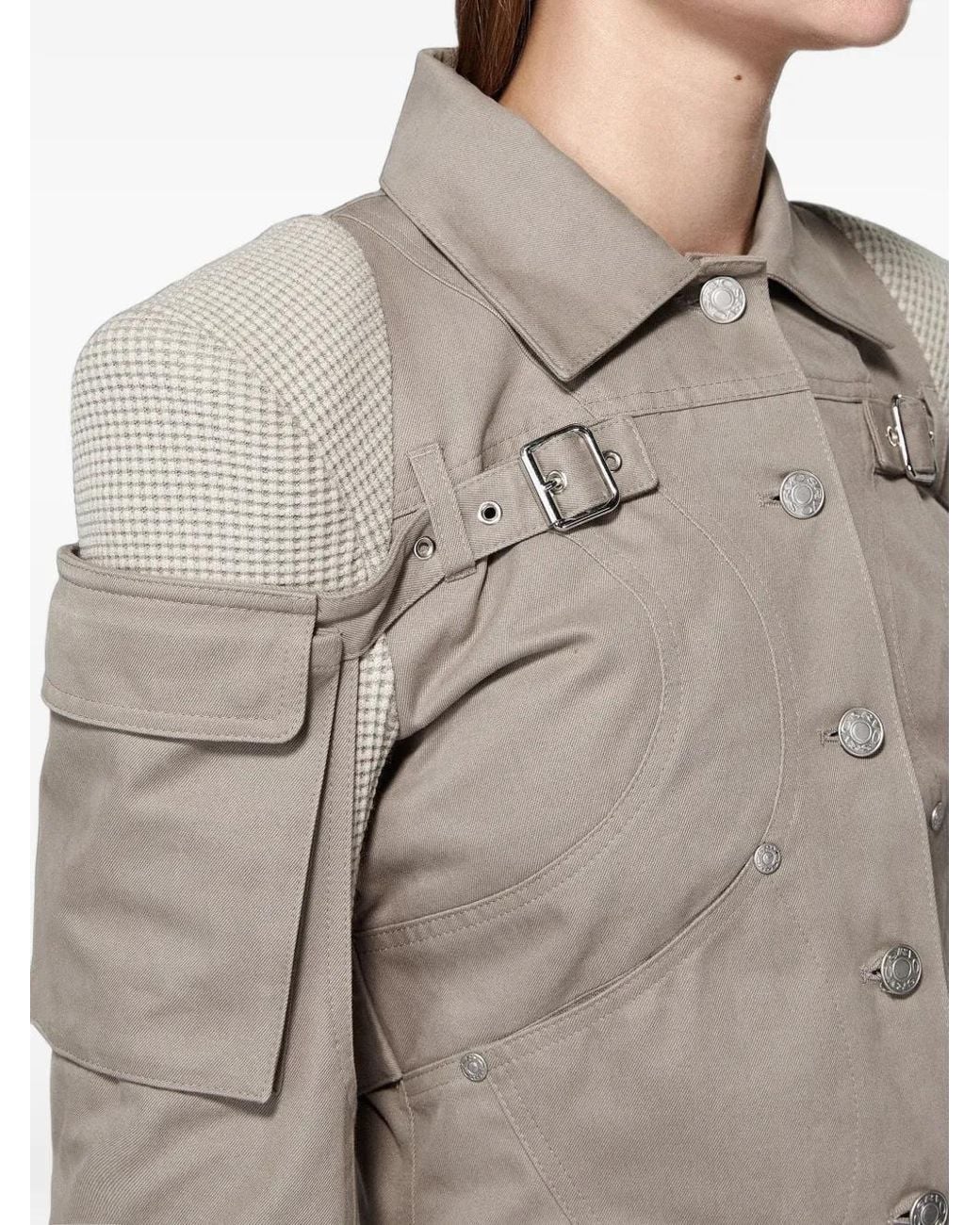 SRVC Studio White Mecha Cargo Jacket