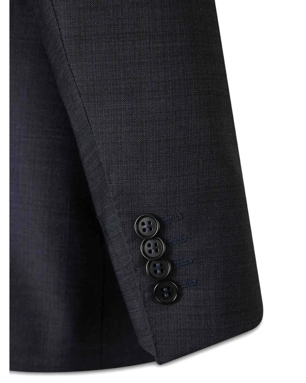 Canali Blue Button-Fastening Flap-Pocket Suit for men