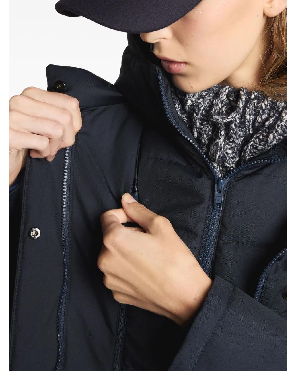 Fay Parka Met Capuchon in het Blue