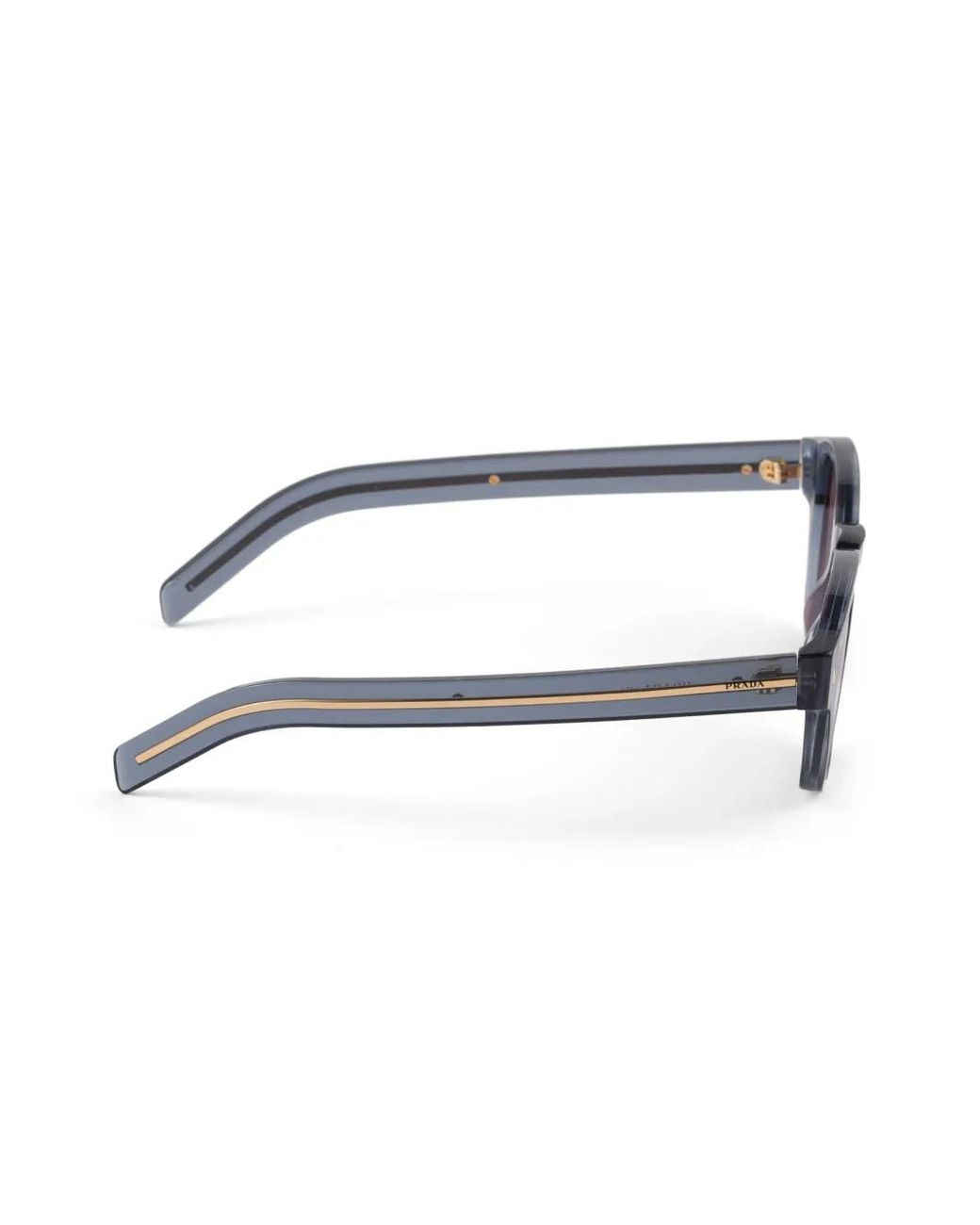 Prada Brown Round-Frame Sunglasses for men