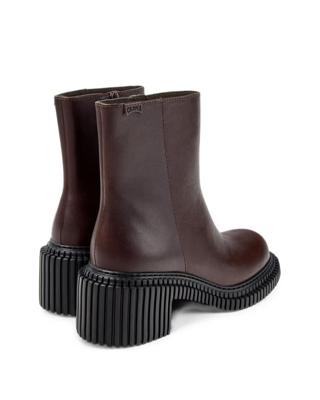 Camper Brown Pix London Ankle Boots