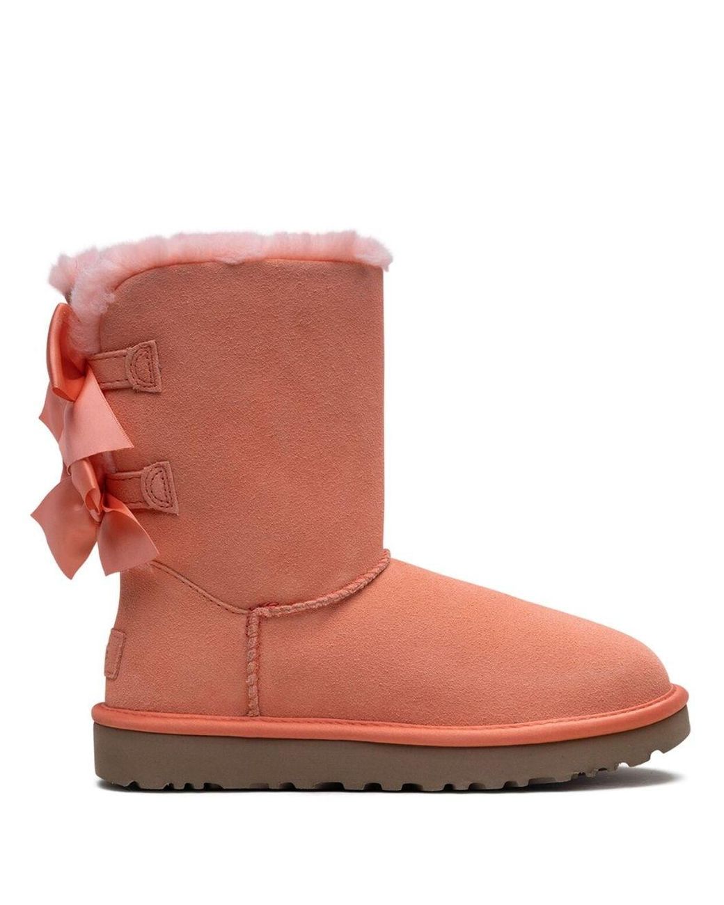 UGG Bailey Bow Stiefel in Pink | Lyst AT