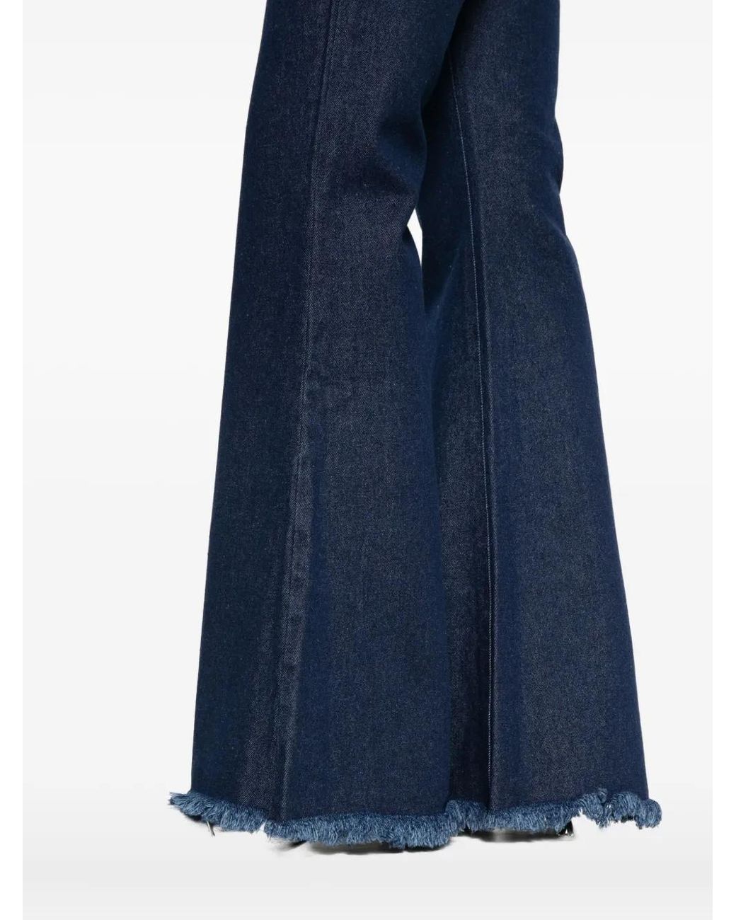 Marques'Almeida Blue Frayed Jeans