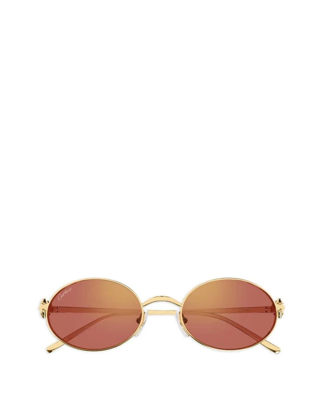 Cartier Pink Oval Sunglasses