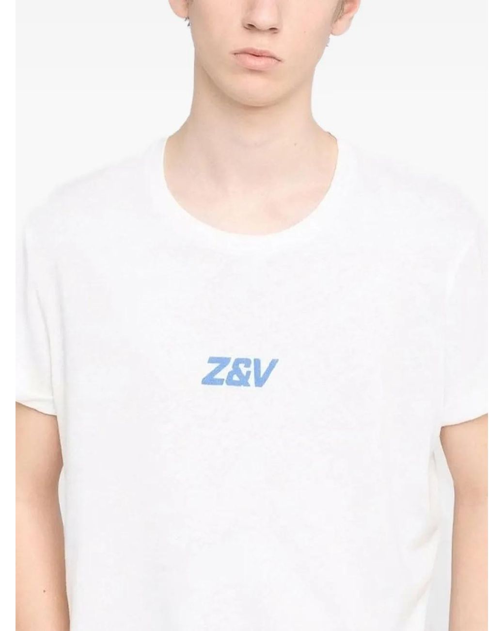 Zadig & Voltaire White Tommy T-Shirt for men