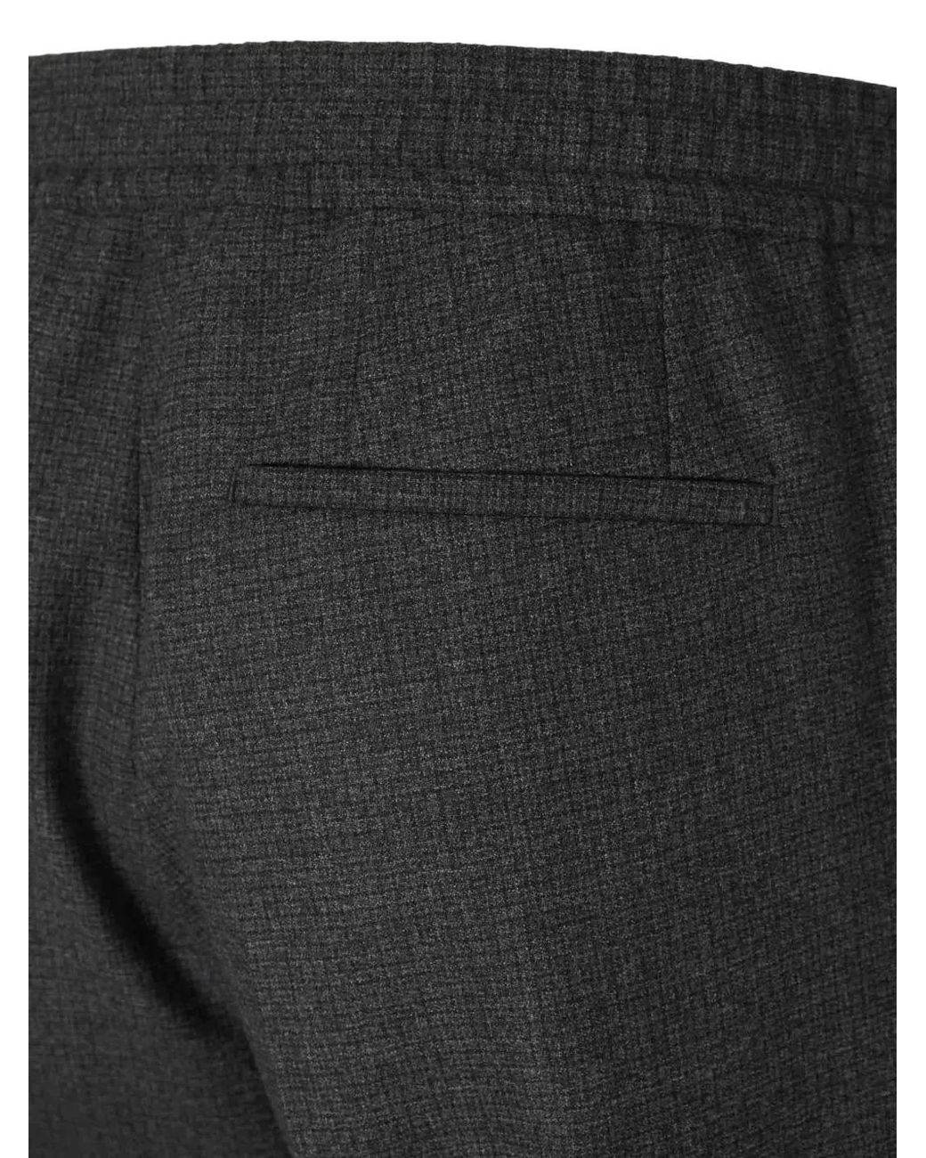 Lardini Black Drawstring Trousers for men