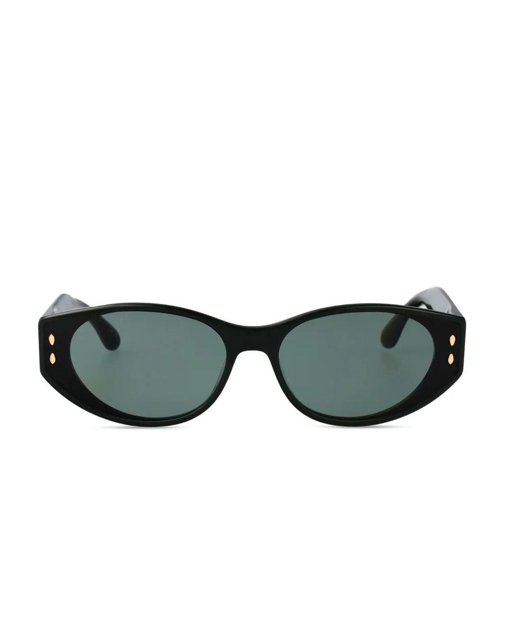 Isabel Marant Green Oval-Frame Sunglasses