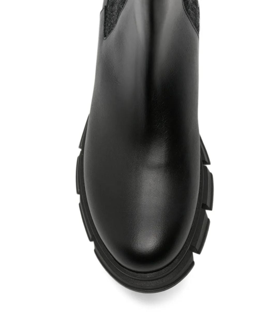 Lorena Antoniazzi Black Chunky-Sole Chelsea Boots