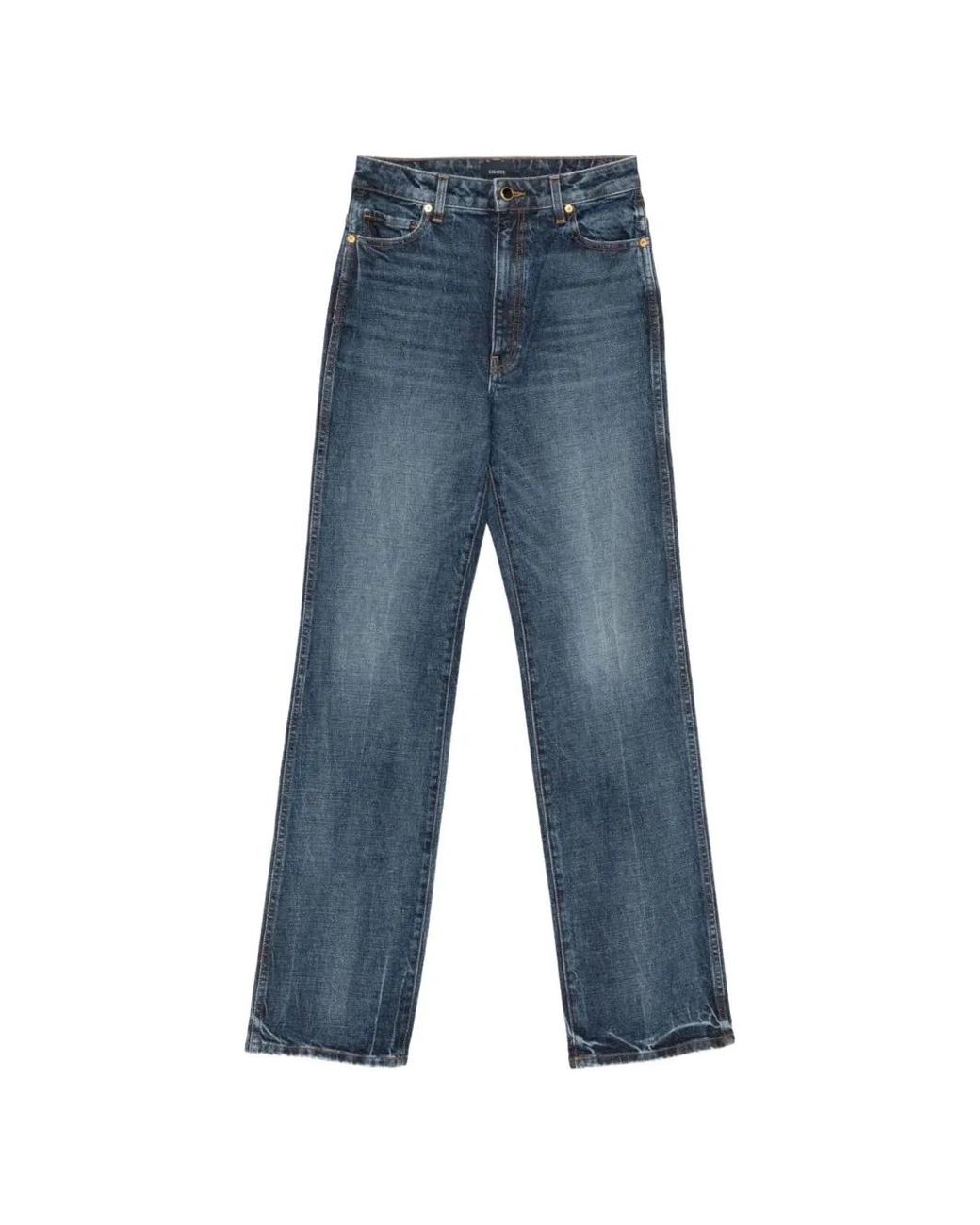 Khaite Blue Danielle Stretch Jeans
