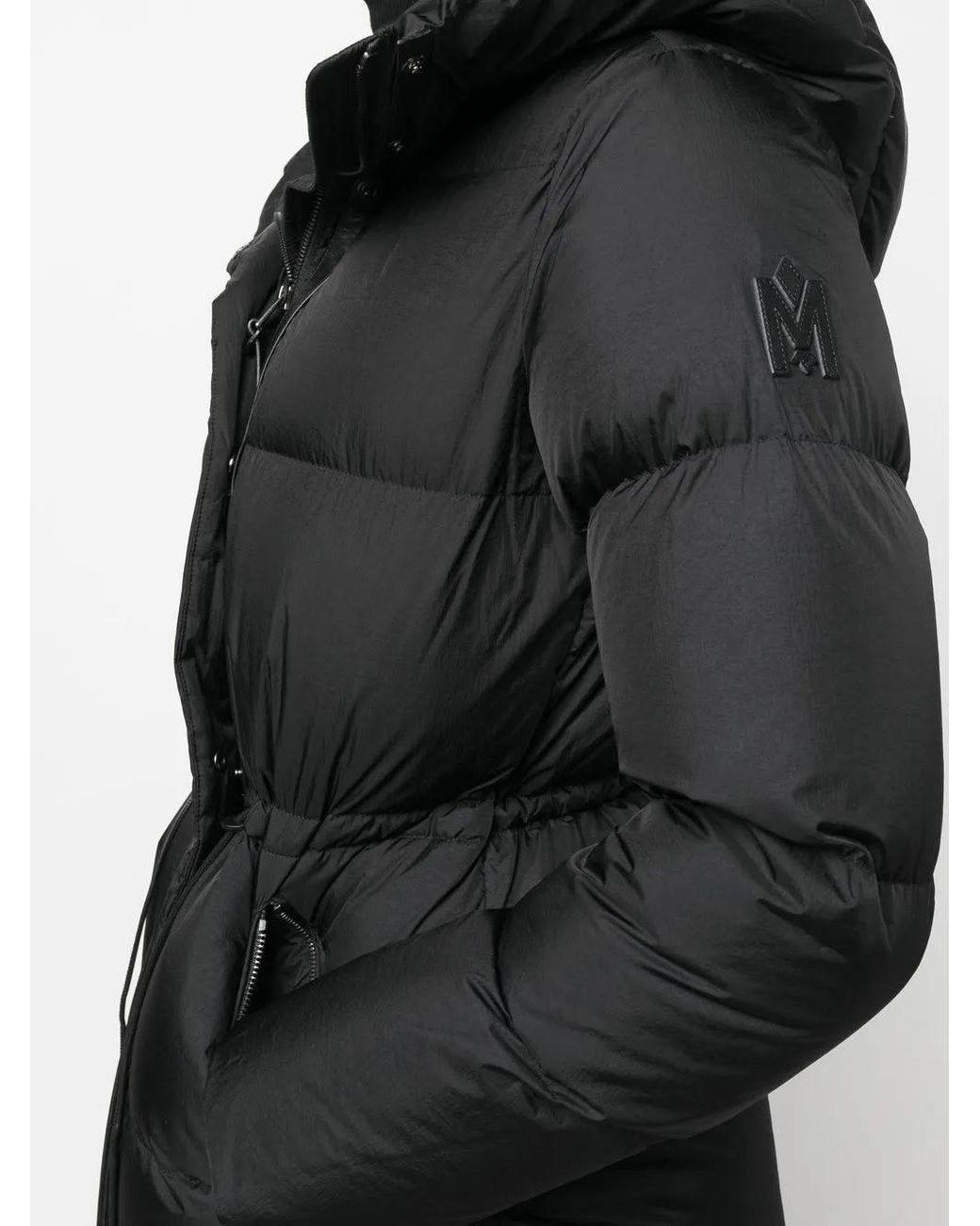 Mackage Black Padded Zip-Up Coat