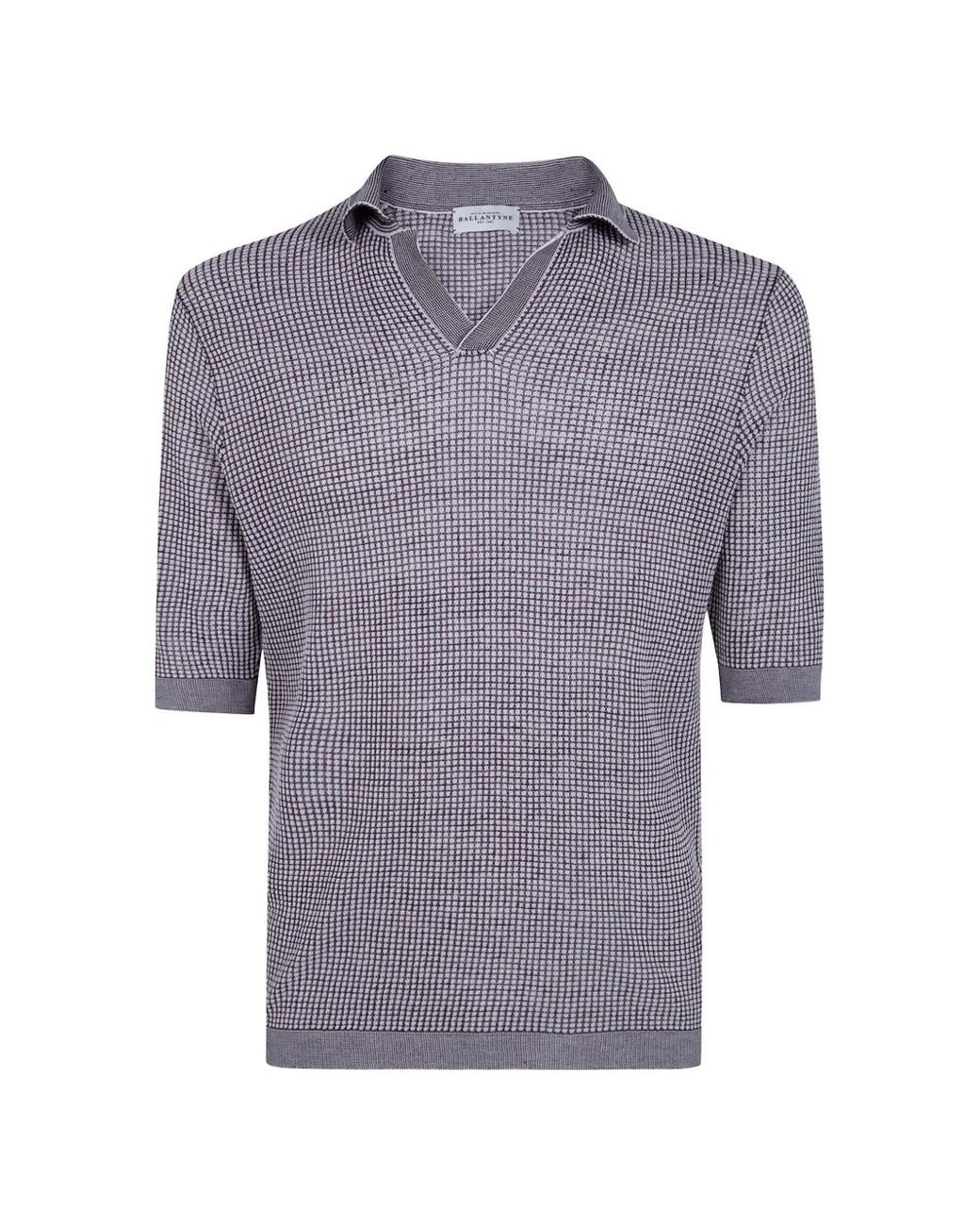 Ballantyne Purple Polo À Manches Courtes for men