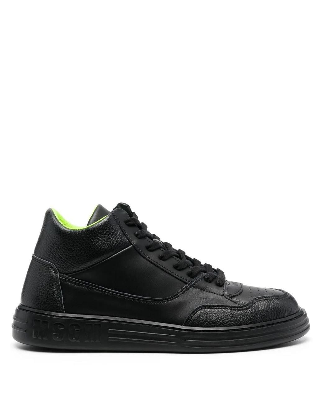 MSGM High-Top-Sneakers Mit Logo in Black für Herren
