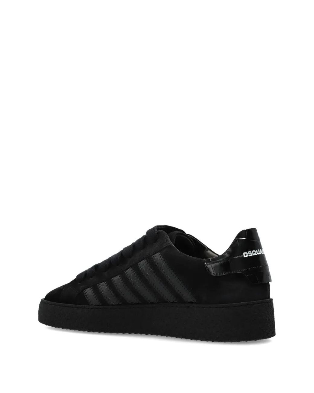 DSquared² Black Rapper's Delight Panelled Sneakers for men