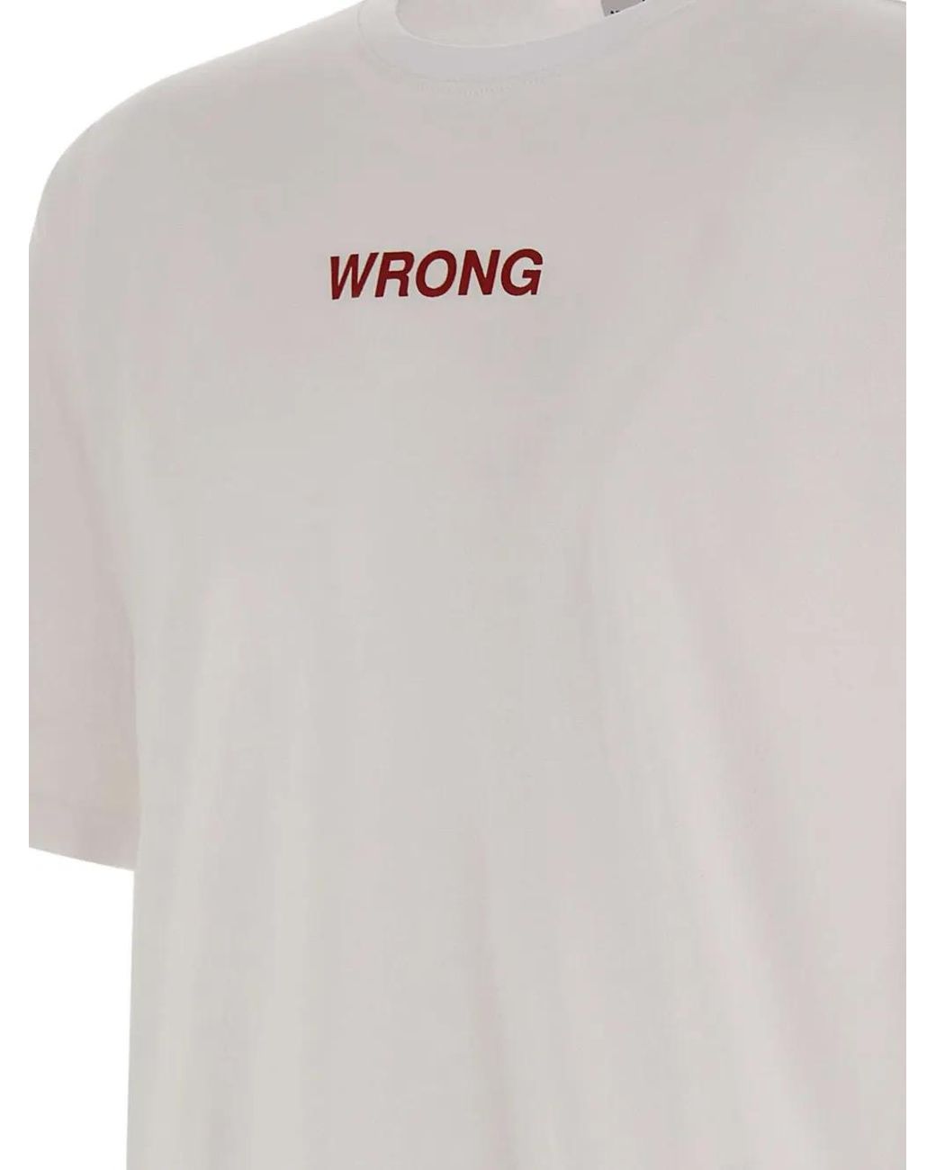 Aspesi White Crew-Neck Graphic T-Shirt for men