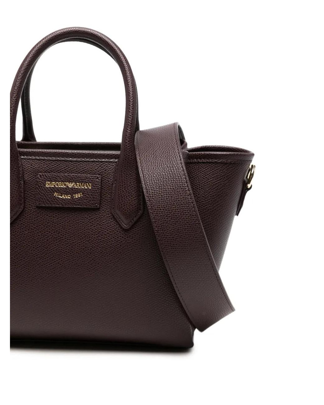 Emporio Armani Brown Shopping Bag