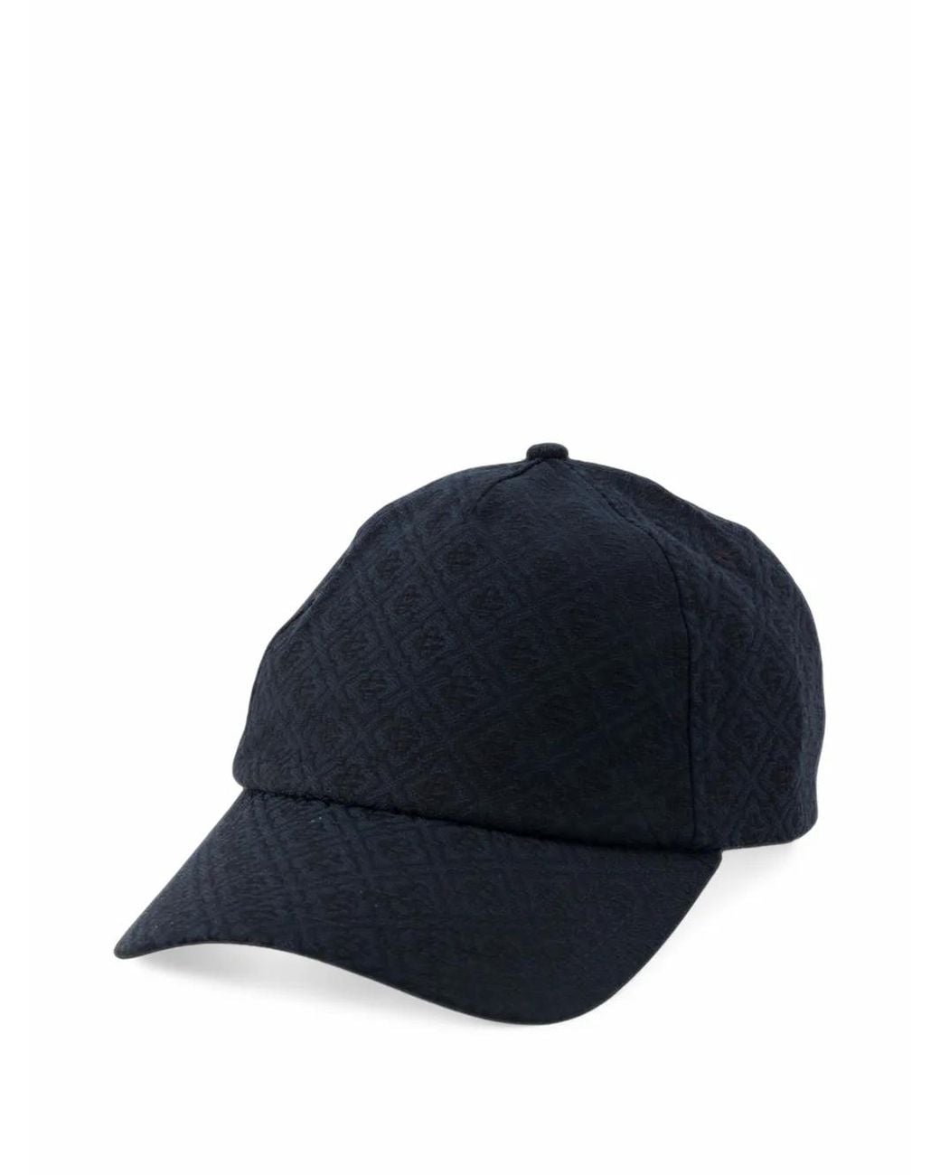 Casablanca Blue Monogram-Jacquard Baseball Cap