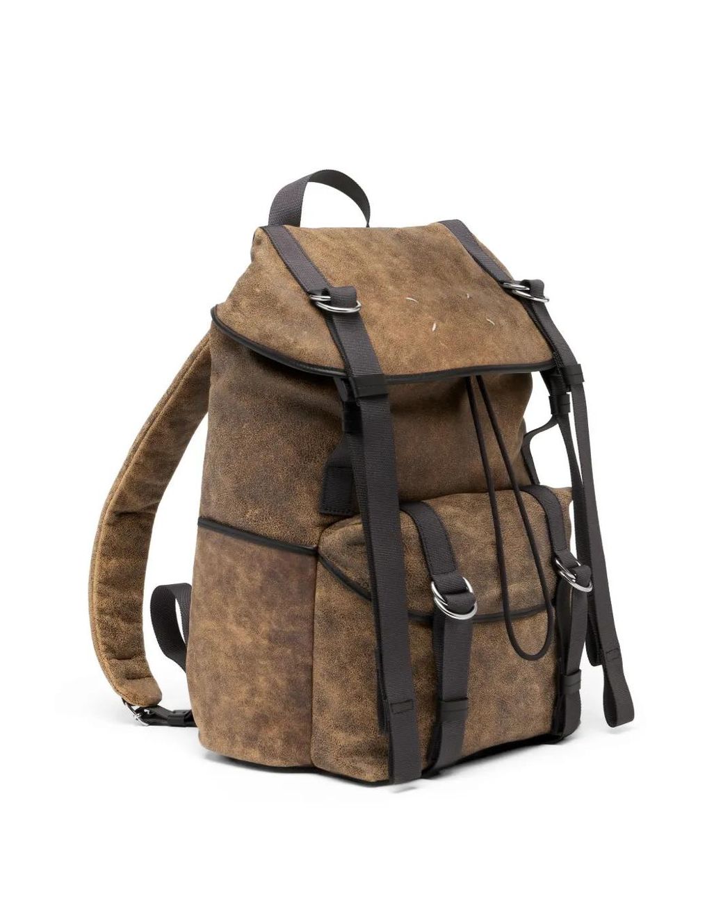 Maison Margiela Brown High Tech Medium Backpack