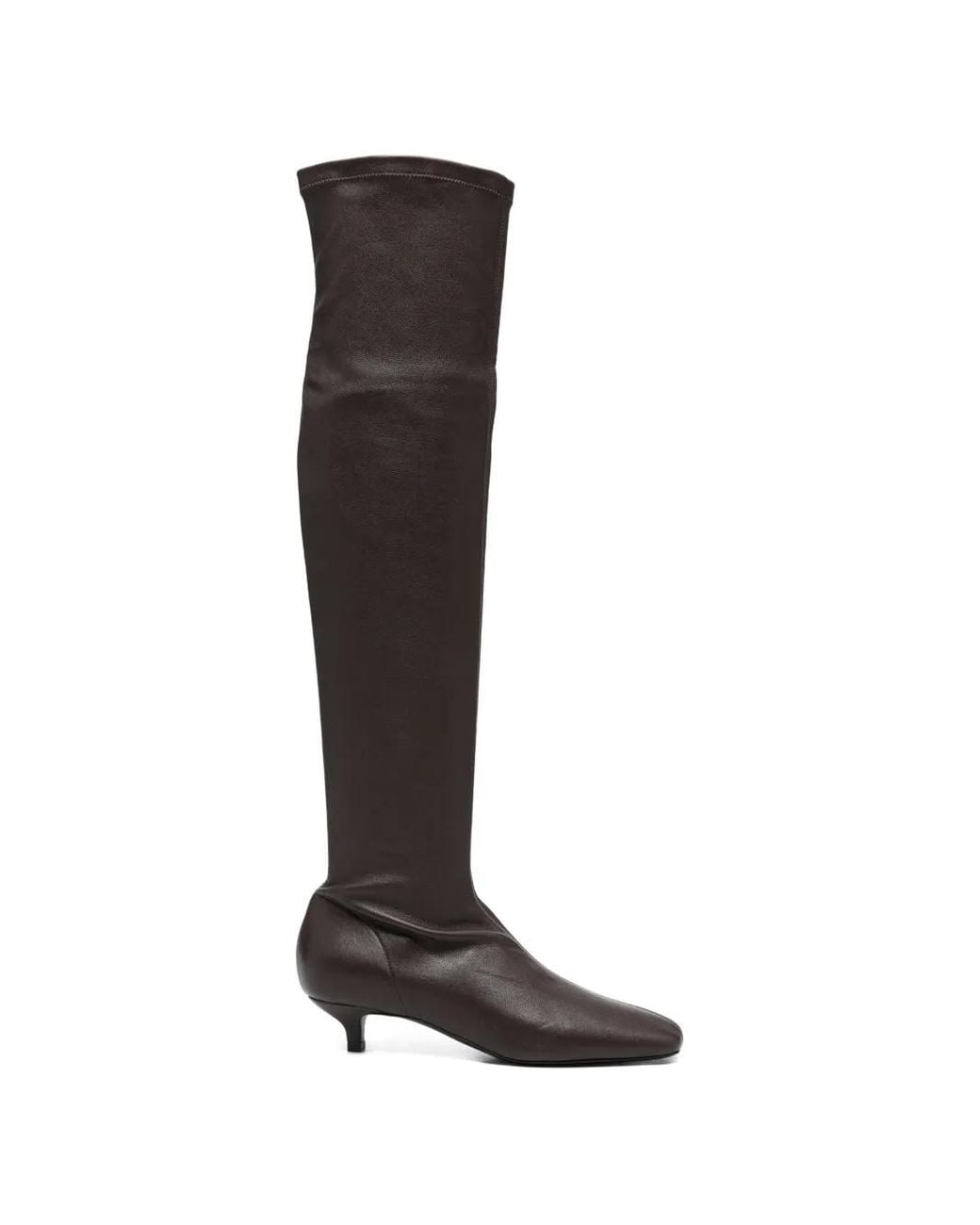 Totême Black Bottes En Cuir Nappa