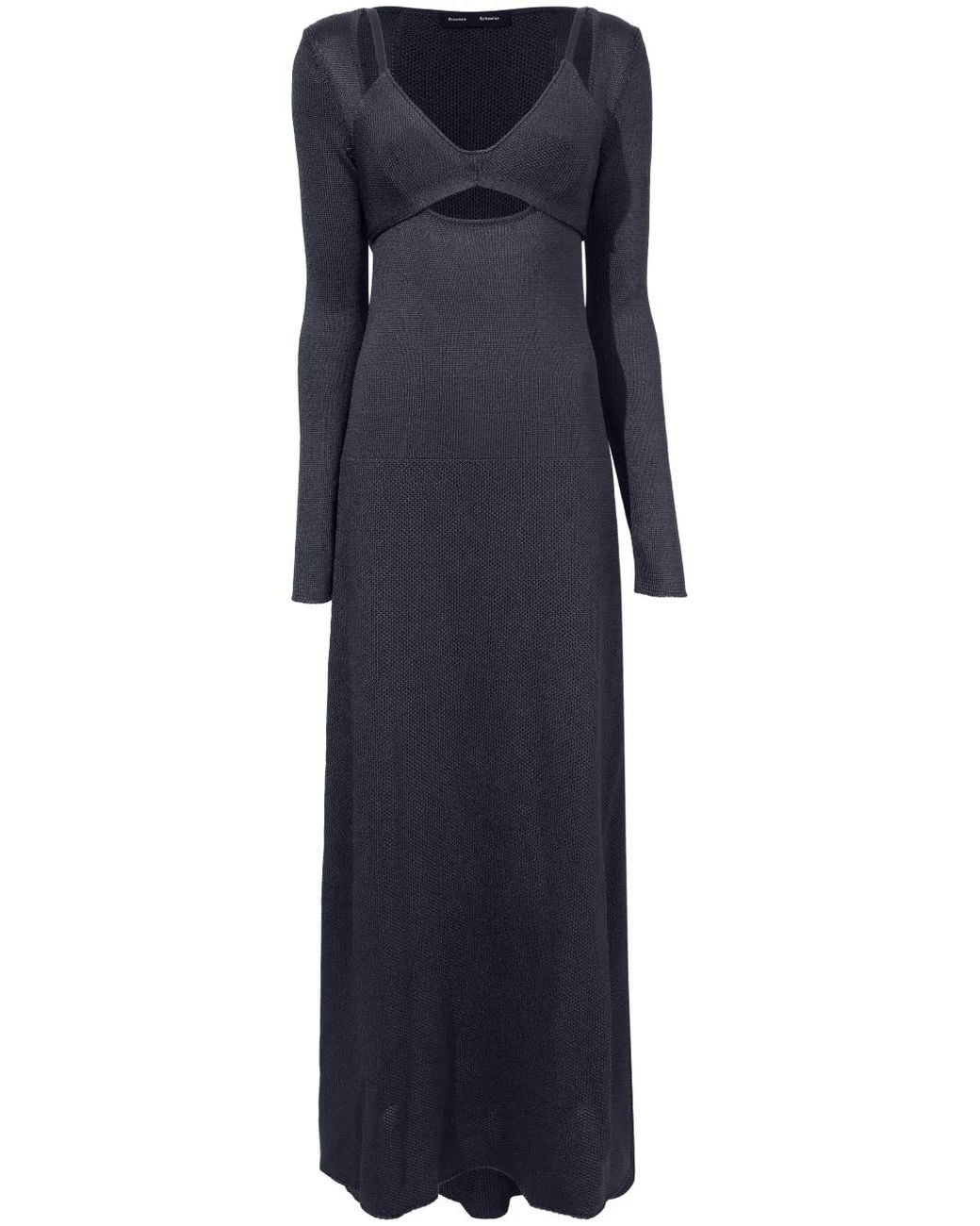 Proenza Schouler Blue Nalani Dress