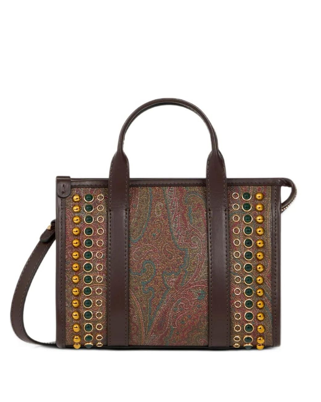 Etro Multicolor Mini Arnica Top-Handle With Studs