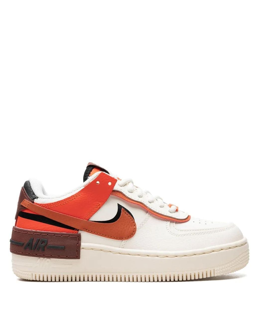 Nike White Air Force 1 Shadow "Pale Ivory" Sneakers