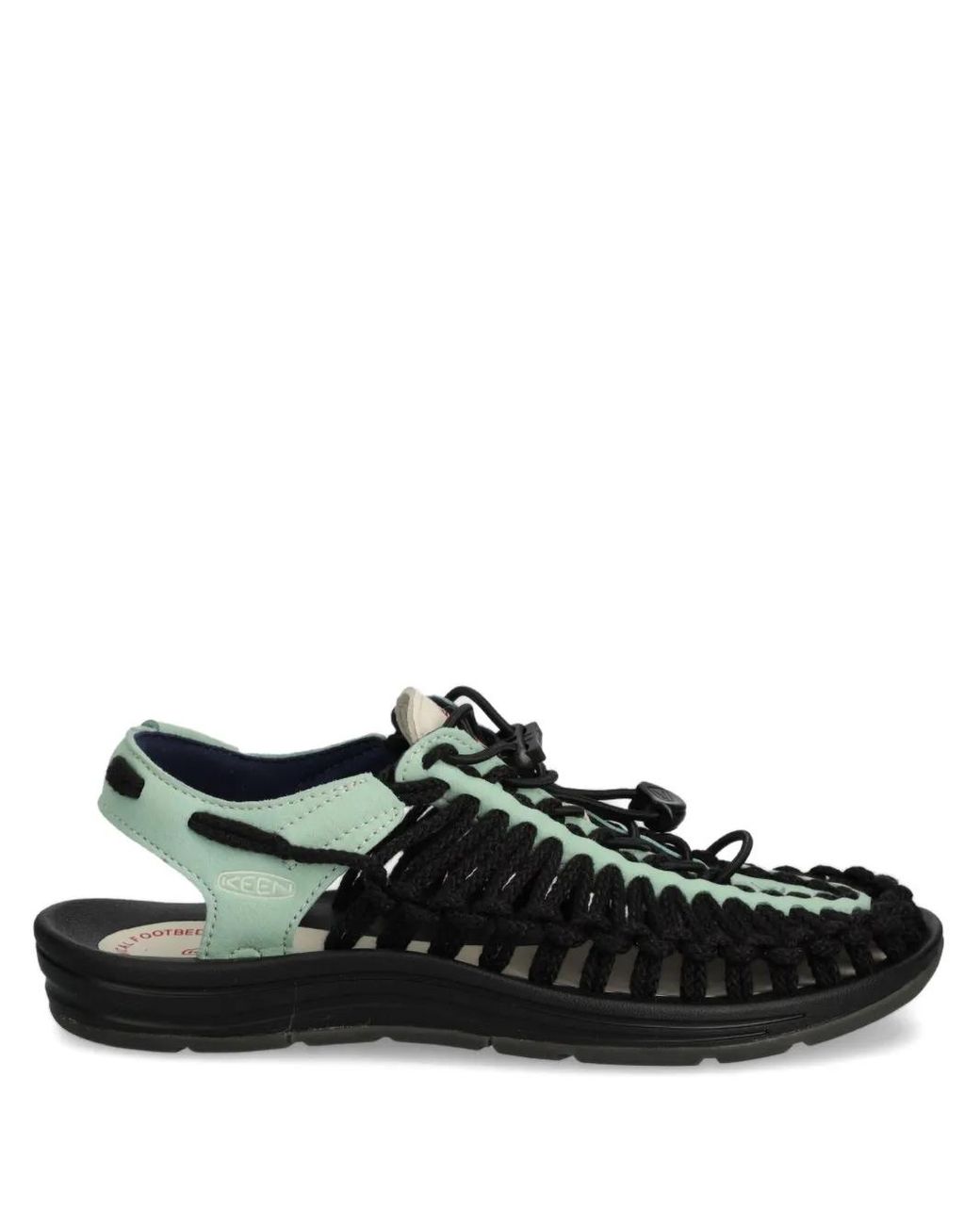 Keen Black Uneek Woven Drawstring Sandals