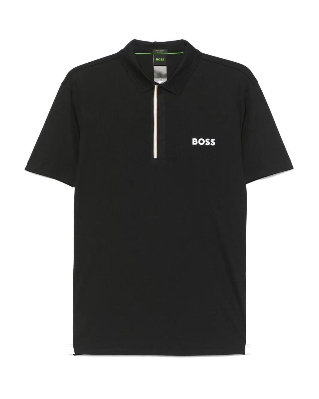 Polo Paddytech Pro Boss de hombre de color Black