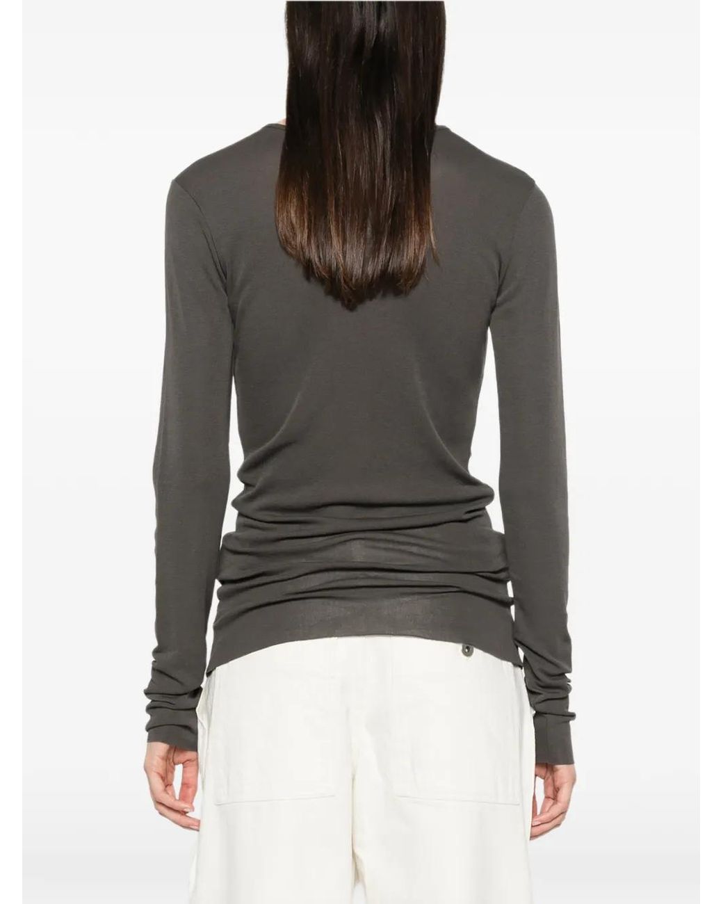 Soeur Gray Luisa Button-Fastening Cardigan