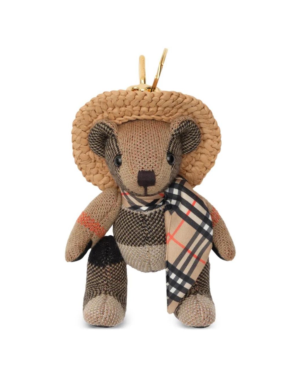 Burberry White Thomas Bear Charm