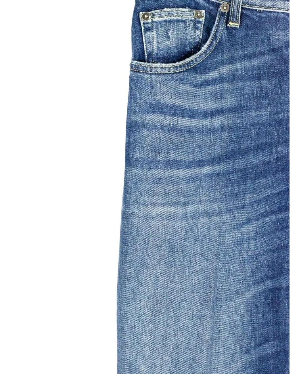 Dondup Blue Jean Icon À Coupe Cinq Poches