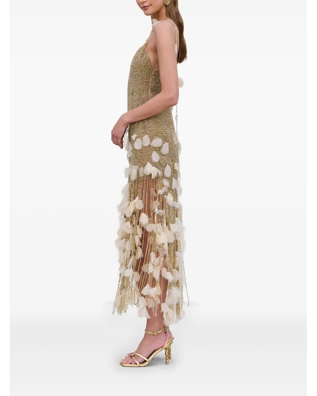 Cult Gaia Natural Naseem Maxi Dress