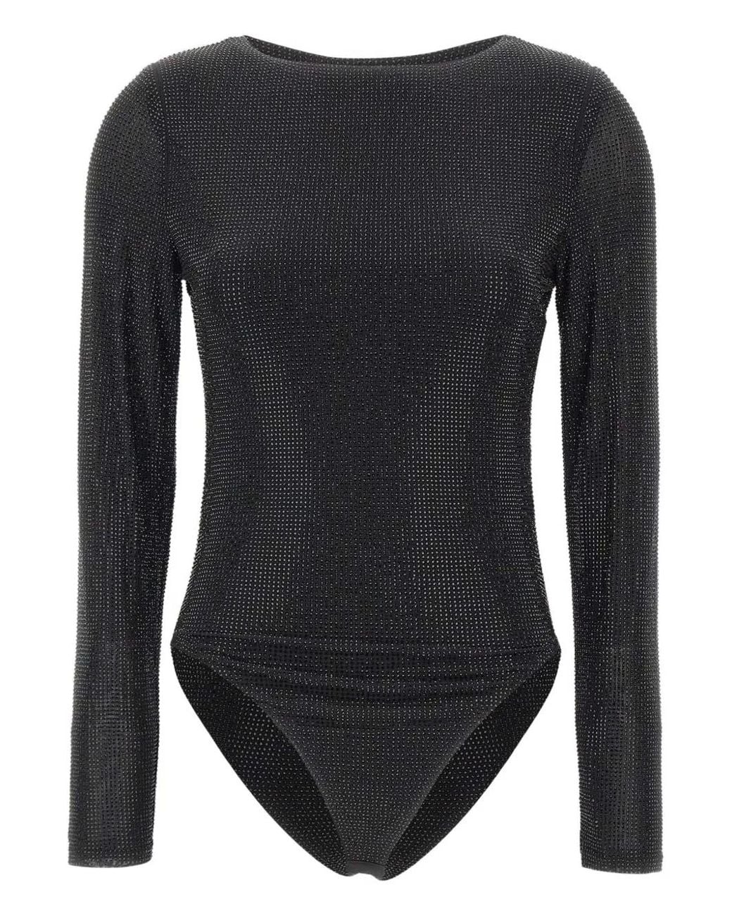 Twentyfourhaitch Blue Arches Rhinestones Long-Sleeve Body