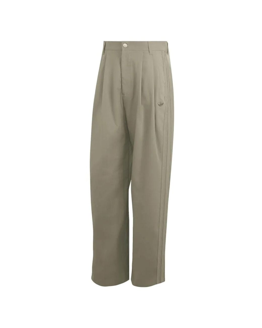 Adidas Natural Triple Pleated Pants for men