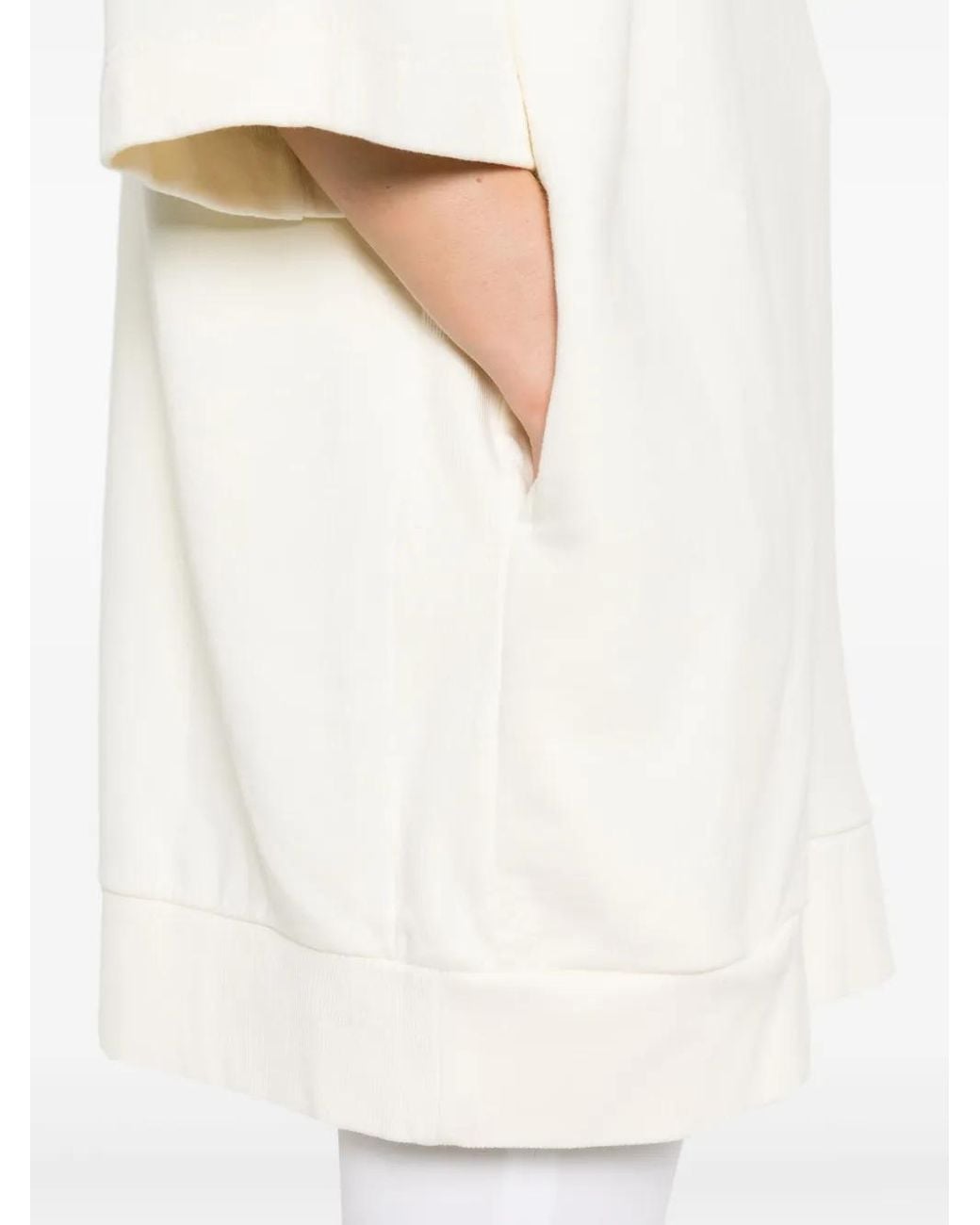 Marc O' Polo White Short-Sleeved Hoodie
