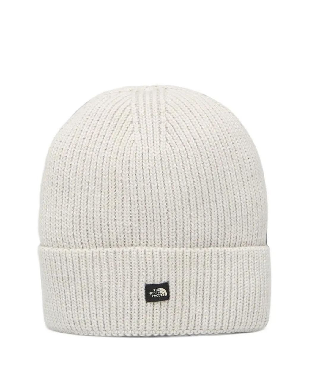 The North Face White Tnf Mini Logo Box Beanie